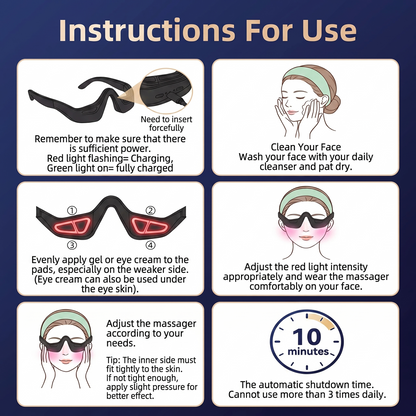 Renuvo Eyes - Red Light + EMS Eye Recovery Glasses 2.0